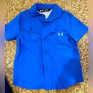Boys Under Armour button up.